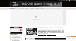 Desktop Screenshot of crazytattoo-supplies.com